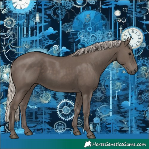 Horse Color:Silver Black