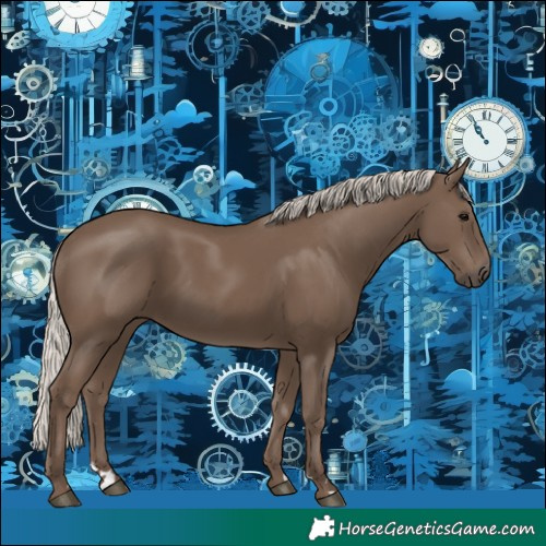 Horse Color:Silver Black