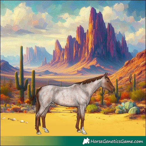 Horse Color:Red Roan