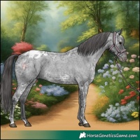 Horse Color:Blue Ice Roan Blanket 
