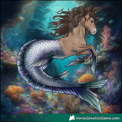 Horse Color:Powder White Classic Champagne 