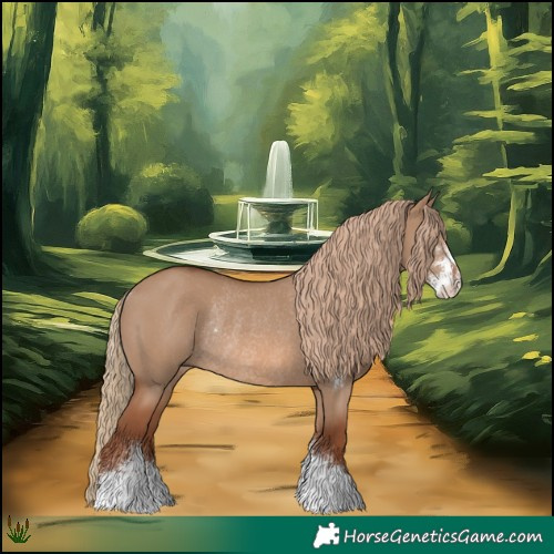 Horse Color:Red Dun Sabino Rabicano