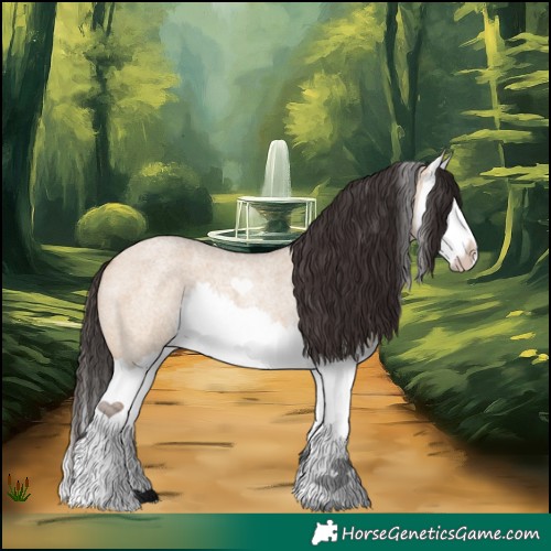 Horse Color:Bay Roan Dun Splash Rabicano 