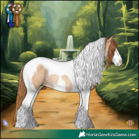 Horse Color:White Spotted Red Dun Tobiano Rabicano