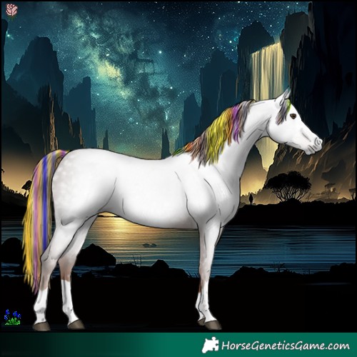 Horse Color:Gray Painted Chestnut 