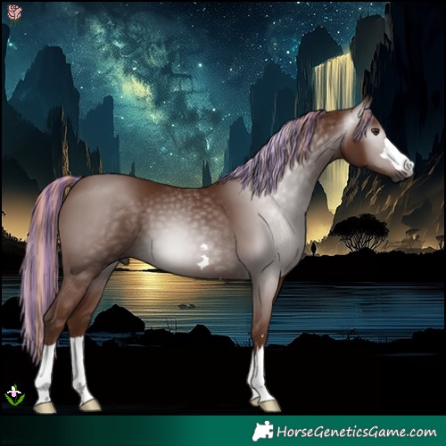 Horse Color:Gray Painted Chestnut