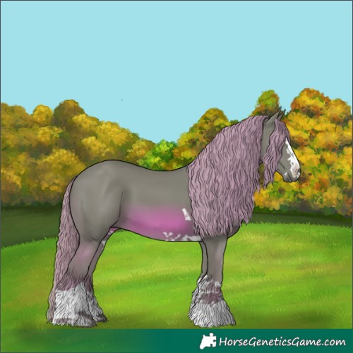 Horse Color:Watercolor Chestnut 