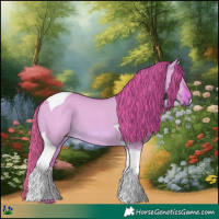 Horse Color:Watercolor Red Dun Tobiano