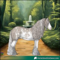 Horse Color:Silver Grullo Sabino Splash Rabicano
