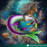 Horse Color:Gray Silver Buckskin Tobiano Rabicano