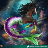 Horse Color:Gray Brown Rabicano 