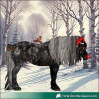 Horse Color:Void White Spotted Silver Brown Ice Appaloosa