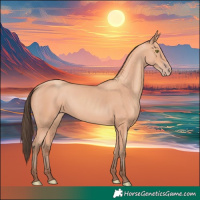 Horse Color:Amber Champagne 
