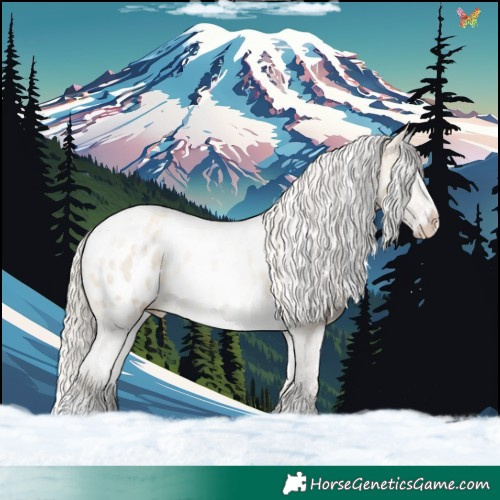 Horse Color:Powder White Silver Bay Dun Splash Tobiano Appaloosa Rabicano 