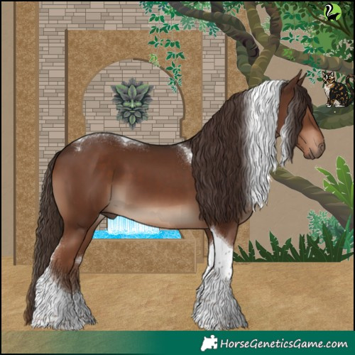 Horse Color:Liver Chestnut Tobiano 