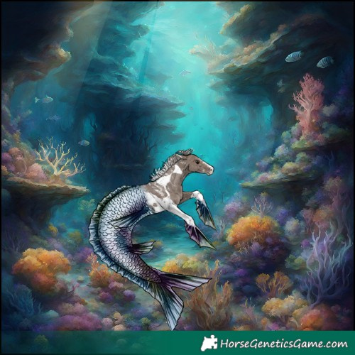 Horse Color:Powder White Silver Black Tobiano