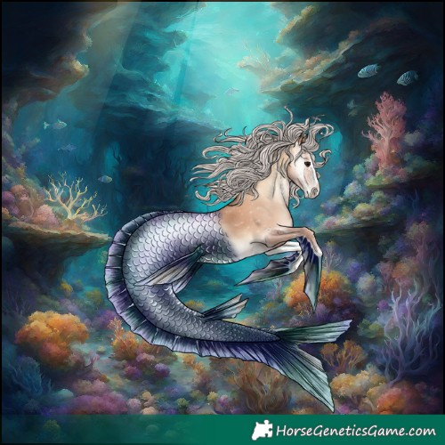 Horse Color:White Spotted Silver Classic Champagne Onyx Tobiano 