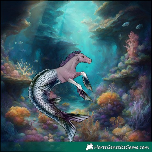 Horse Color:Watercolor Classic Champagne Tobiano 