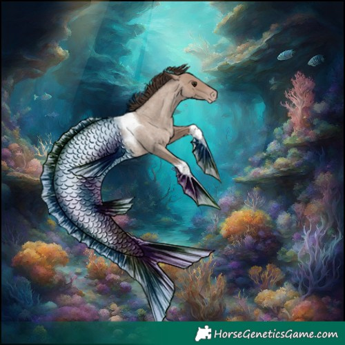 Horse Color:Classic Champagne Roan Tobiano 