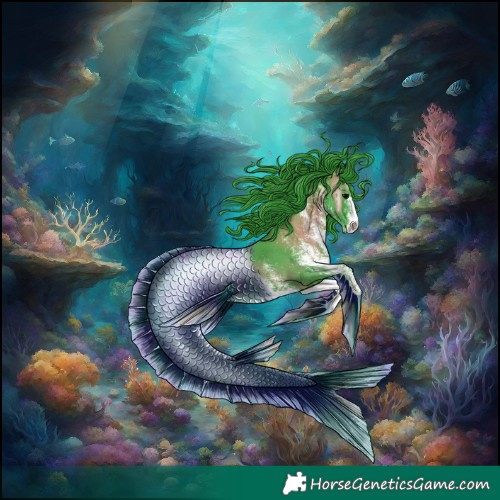 Horse Color:Watercolor White Spotted Blue Onyx 