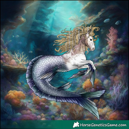 Horse Color:Painted White Spotted Silver Grullo Ice Onyx Tobiano Brindle 