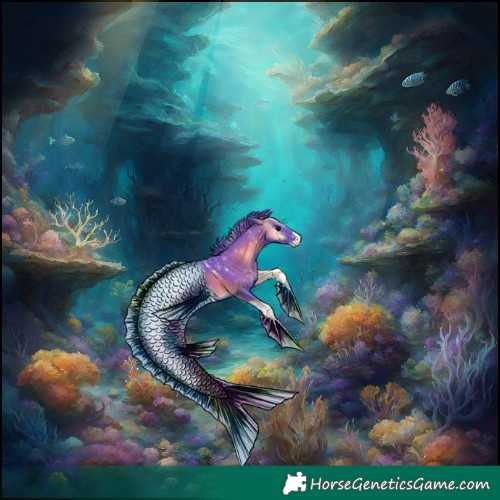 Horse Color:Powder White Watercolor Blue Onyx 