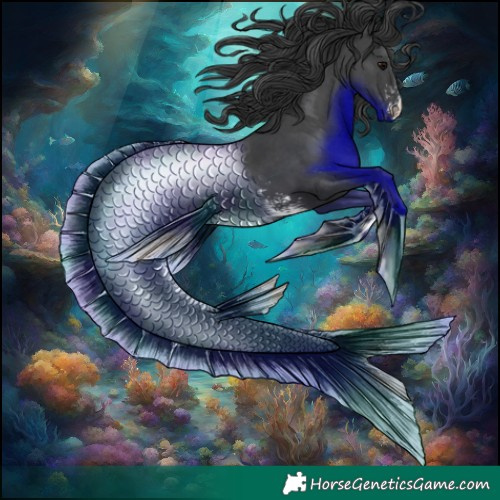 Horse Color:Black Sabino 