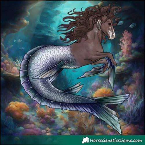 Horse Color:Chocolate Black Sabino 