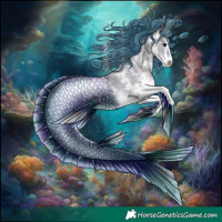Horse Color:Watercolor White Spotted Grullo Rabicano