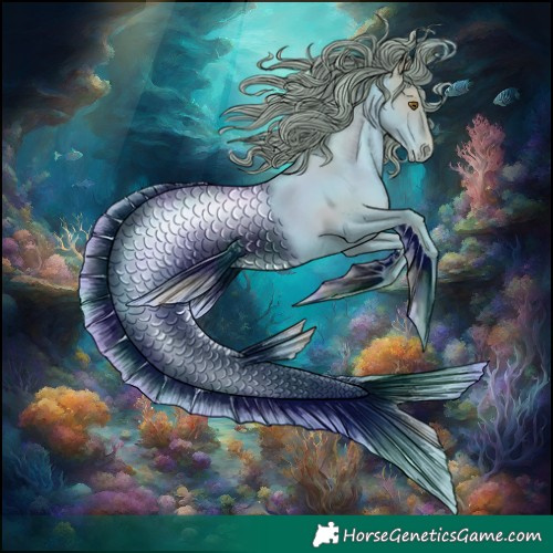 Horse Color:Watercolor Black Pearl 