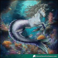 Horse Color:Watercolor Black Pearl 