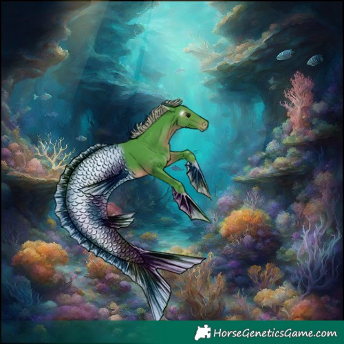 Horse Color:Gray Watercolor Silver Black Tobiano Appaloosa 