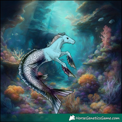 Horse Color:Watercolor Black Tobiano Rabicano 