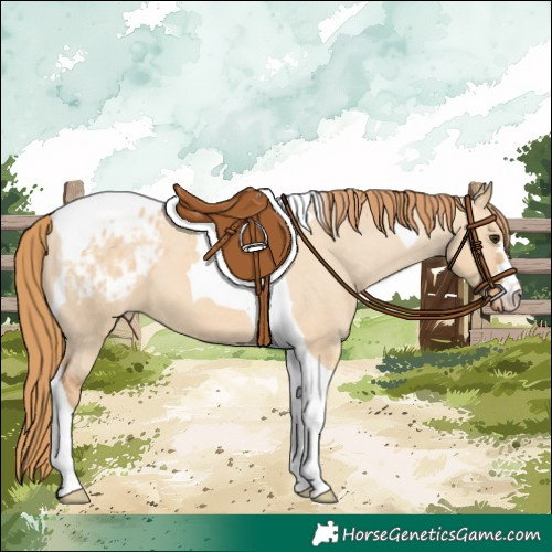 Horse Color:Red Dun Tobiano Appaloosa 