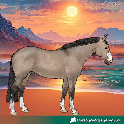 Horse Color:Brown Dun 