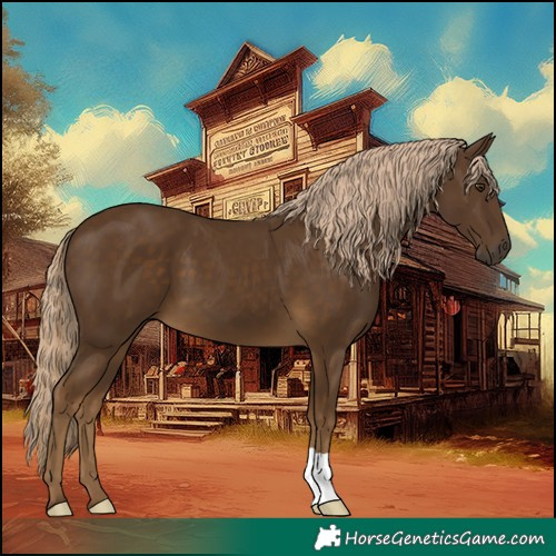 Horse Color:Chocolate Palomino 