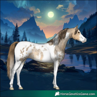 Horse Color:Buckskin Dun Sabino Tobiano Appaloosa Rabicano 
