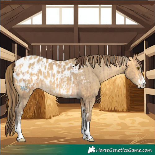 Horse Color:Amber Champagne Sabino Tobiano Blanket and Amber Cream Champagne Sabino Tobiano Blanket