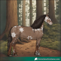 Horse Color:Liver Red Dun Ice 