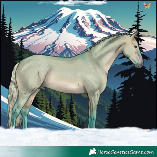Horse Color:Watercolor Silver Brown Dun 