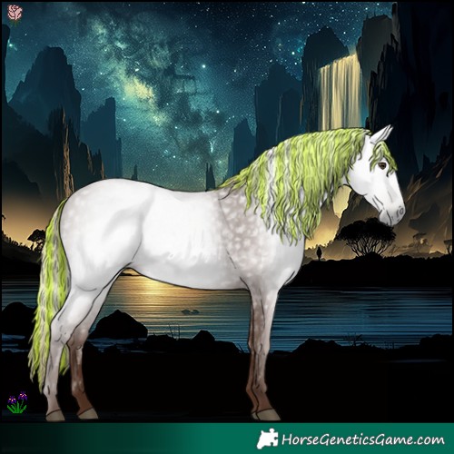 Horse Color:Gray Painted Chestnut 