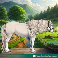 Horse Color:Smoky Creme Splash and Smoky Creme Splash