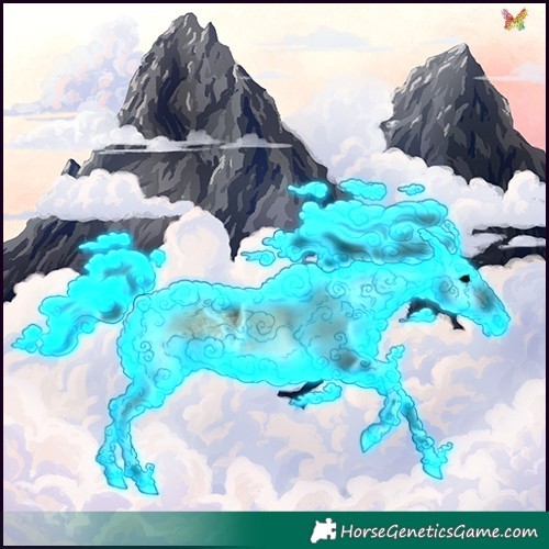 Horse Color:Void Thunderstruck Bay Onyx Tobiano 