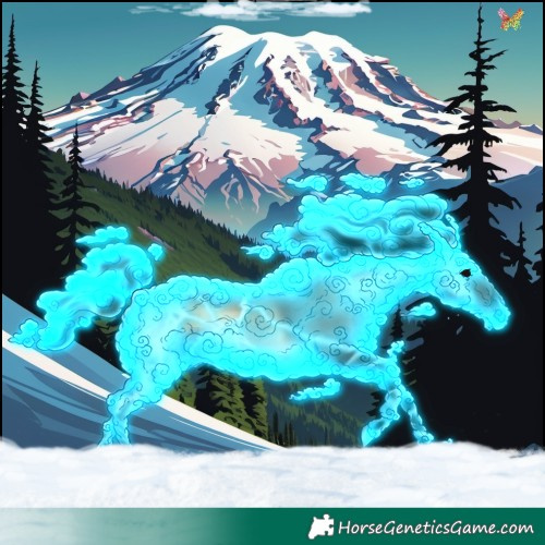Horse Color:Void Thunderstruck Bay Onyx Tobiano 