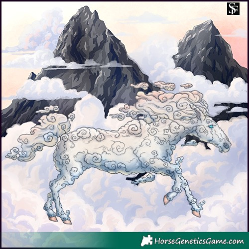 Horse Color:Perlino Splash  and Perlino Splash Frame 