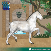 Horse Color:Silver Buckskin Roan Dun Mushroom Sabino Splash Rabicano and White Spotted Silver Smoky Grullo Roan Mushroom Splash Frame Rabicano
