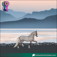 Horse Color:Liver Red Roan Mushroom 