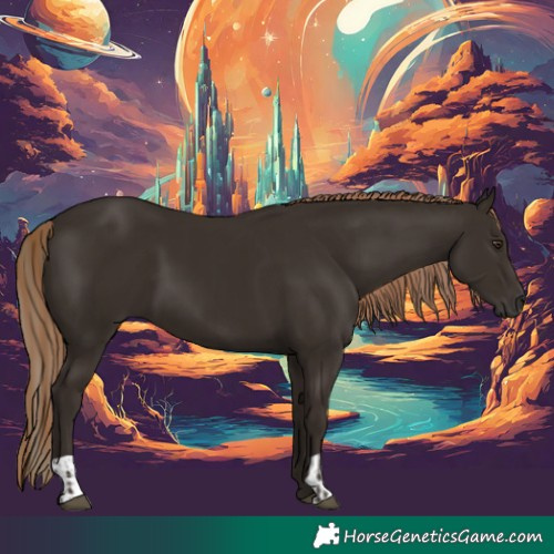 Horse Color:Liver Chestnut  and Liver Chestnut 