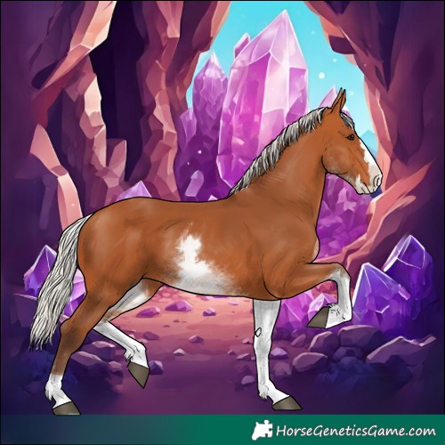 Horse Color:White Spotted Silver Bay Splash 