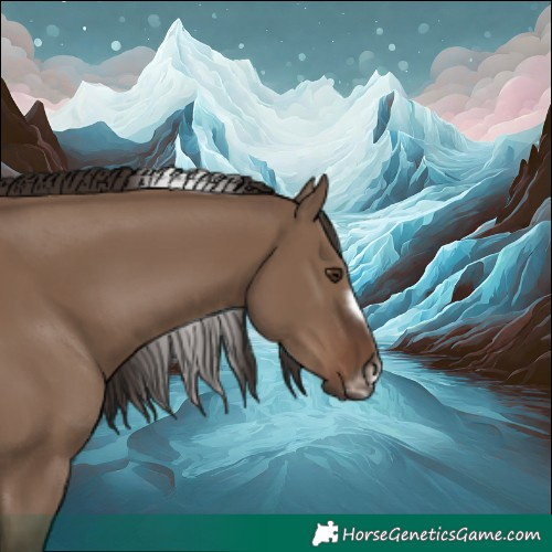 Horse Color:Liver Red Dun Tobiano Frame Rabicano 